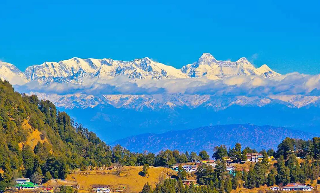 Kausani Himalayan view Uttarakhand